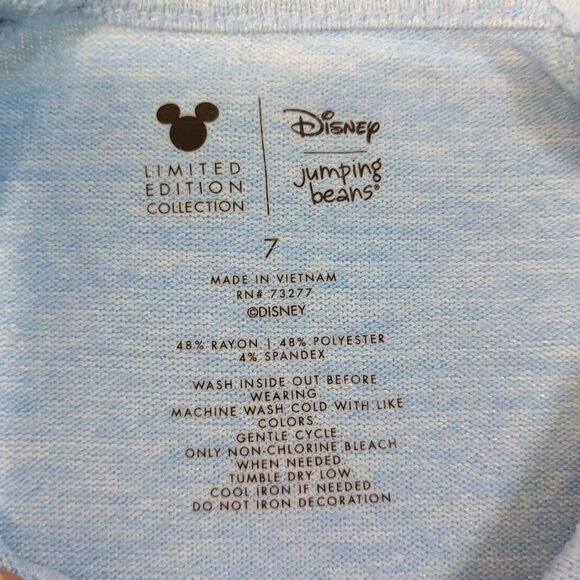 Disney Frozen Elsa Glitter Graphic Long Sleeve Girls Shirt Limited Edition Size - Picture 2 of 5